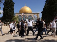 Al-Aqsa Panas, Ribuan Yahudi Kibarkan Bendera Israel