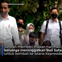 Yukk...Intip Keseruan Libur Lebaran ala Presiden Jokowi