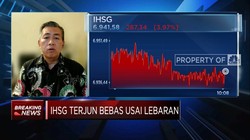 IHSG Ambruk Usai Libur Lebaran