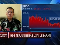 IHSG Ambruk Usai Libur Lebaran