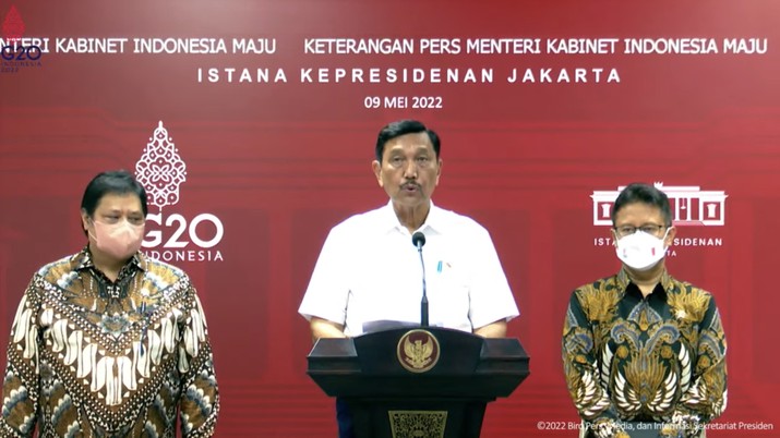 Keterangan Pers Bersama Menteri Kabinet Indonesia Maju, Kantor Presiden, 9 Mei 2022