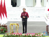 Lepas Kontingen RI ke Sea Games Vietnam, Simak Pesan Jokowi