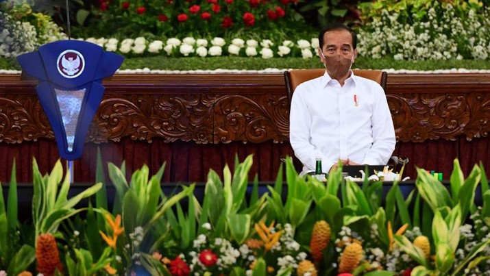 Pengantar Presiden Joko Widodo Pada Sidang Kabinet Paripurna, Istana Negara (Muchlis Jr - Biro Pers Sekretariat Presiden)