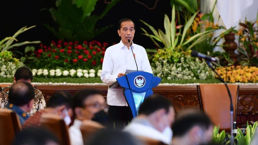 Pengantar Presiden Joko Widodo Pada Sidang Kabinet Paripurna, Istana Negara (Muchlis Jr - Biro Pers Sekretariat Presiden)