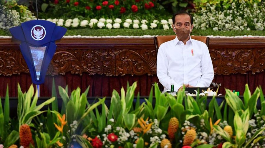 Pengantar Presiden Joko Widodo Pada Sidang Kabinet Paripurna, Istana Negara (Muchlis Jr - Biro Pers Sekretariat Presiden)