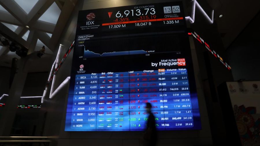 Suasana Bursa Efek Indonesia (BEI). (²©²ÊÍøÕ¾/Andrean Kristianto)