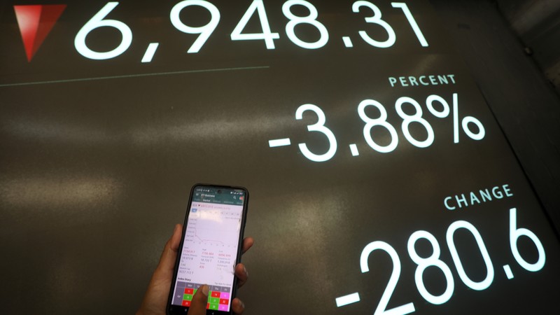 Suasana Bursa Efek Indonesia (BEI).  (CNBC Indonesia/Andrean Kristianto)