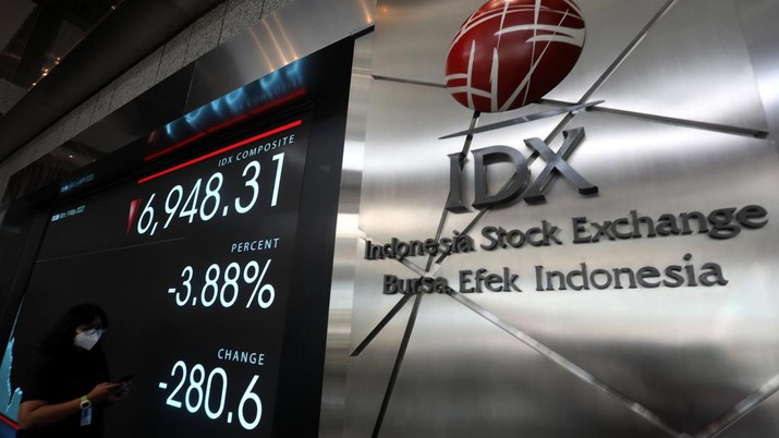Suasana Bursa Efek Indonesia (BEI).  (CNBC Indonesia/Andrean Kristianto)