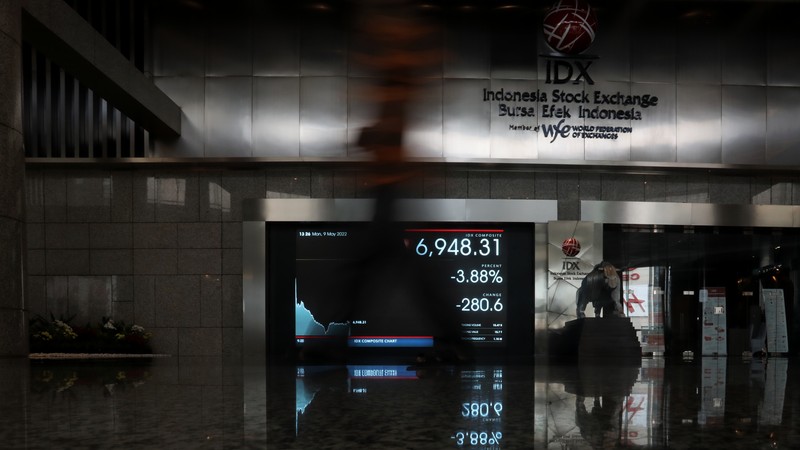 Suasana Bursa Efek Indonesia (BEI).  (CNBC Indonesia/Andrean Kristianto)