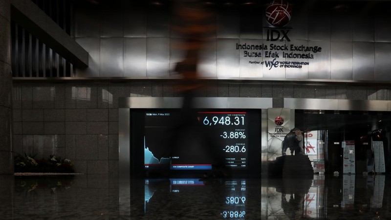 Suasana Bursa Efek Indonesia (BEI).  (CNBC Indonesia/Andrean Kristianto)