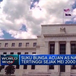 Suku Bunga Acuan The Fed Pecah Rekor Sejak Mei 2000