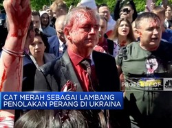 Dubes Rusia Disiram "Darah" oleh Demonstran Anti-Perang