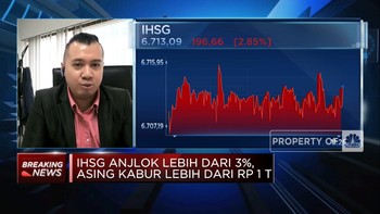 IHSG Anjlok, Asing Kabur Lebih Dari Rp 1 T