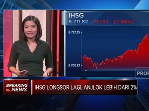 Pesta Diskon Saham! IHSG Anjlok Lebih dari 2% Lagi