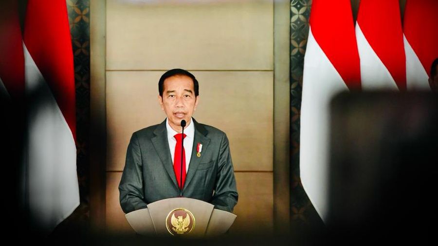 Presiden Joko Widodo beserta Ibu Iriana Joko Widodo bertolak menuju Washington DC, Amerika Serikat (AS), pada Selasa pagi, 10 Mei 2022. (BPMI Setpres)