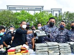 TNI AL Gagalkan Penyelundupan 179 Kg Kokain di Selat Sunda