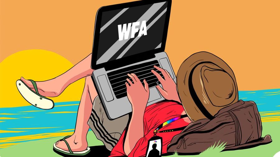 INFOGRAFIS, PNS Siap-Siap Kerja dengan Gaya Baru: WFA (Work From Anywhere)