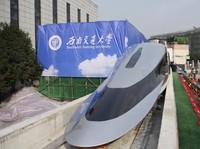 Kereta Cepat China, high-speed Maglev train (Reuters TV)