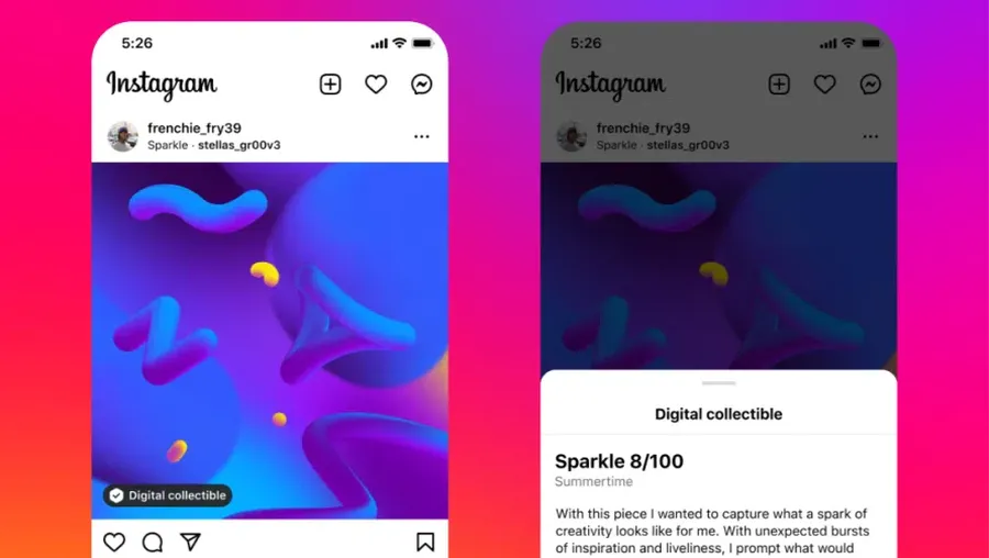 NFT di Instagram