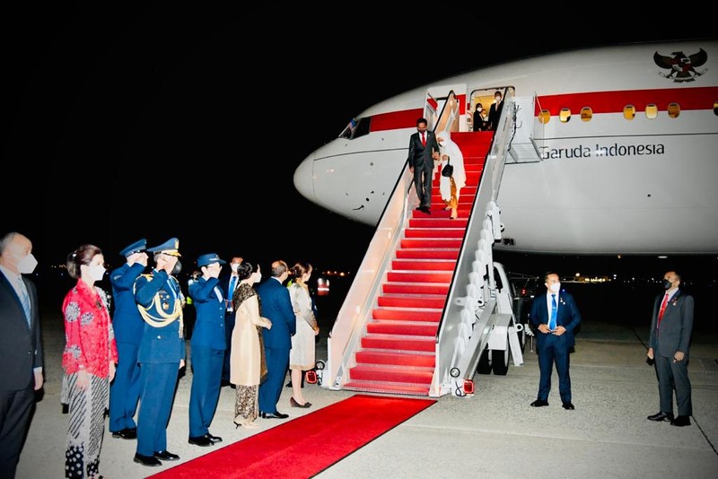 Presiden dan Ibu Iriana Jokowi tiba di Washington DC (Muchlis Jr - Biro Pers Sekretariat Presiden) Presiden dan Ibu Iriana Jokowi tiba di Washington DC (Muchlis Jr - Biro Pers Sekretariat Presiden)