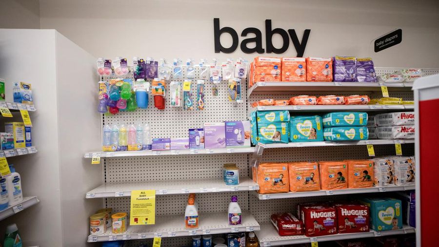 Empty shelves show a shortage of baby formula at a CVS store in San Antonio, Texas, U.S. May 10, 2022. REUTERS/Kaylee Greenlee Beal