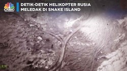 Detik-detik Helikopter Rusia Meledak di Snake Island