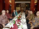 Potret Silaturahmi DK OJK, Wimboh cs dengan Mahendra dkk