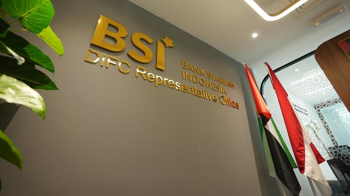 PT Bank Syariah Indonesia Tbk di Dubai (CNBC Indonesia/Aif)