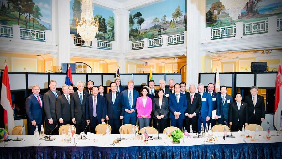 Bertemu CEOs AS, Presiden Jokowi Harapkan Kerja Sama Konkret. (: Laily Rachev - Biro Pers Sekretariat Presiden)