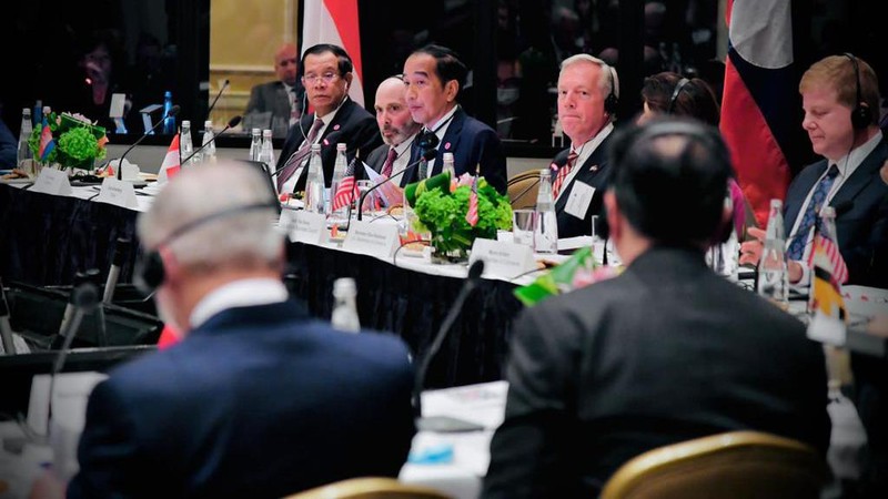 Bertemu CEOs AS, Presiden Jokowi Harapkan Kerja Sama Konkret. (: Laily Rachev - Biro Pers Sekretariat Presiden)