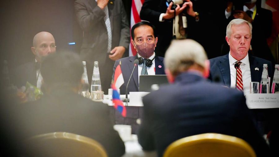 Bertemu CEOs AS, Presiden Jokowi Harapkan Kerja Sama Konkret. (: Laily Rachev - Biro Pers Sekretariat Presiden)