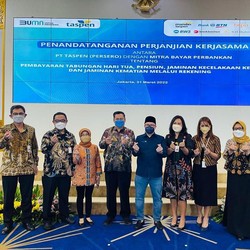 Taspen Gandeng KB Bukopin Jadi Mitra Layanan Perbankan