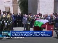 Ribuan Orang Hadiri Pemakaman Jurnalis Al Jazeera