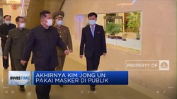 Akhirnya Kim Jong Un Pakai Masker di Publik
