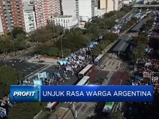 Ekonomi Memburuk, Ribuan Warga Argentina Berunjuk Rasa