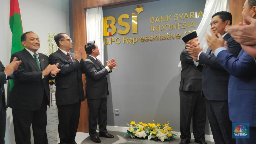 Grand launching representative office Bank BSI di Dubai, Jum'at, 13 Mei 2022. (CNBC Indonesia)