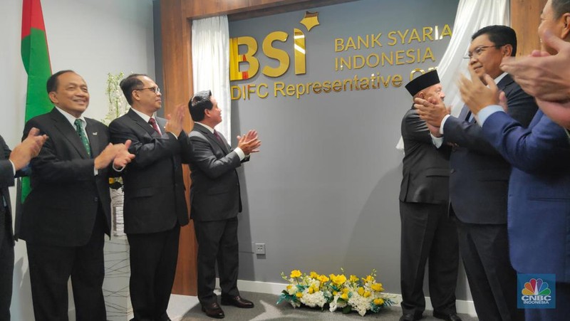 Grand launching representative office Bank BSI di Dubai, Jum'at, 13 Mei 2022. (CNBC Indonesia)