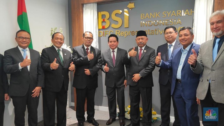 Grand launching representative office Bank BSI di Dubai, Jum'at, 13 Mei 2022. (CNBC Indonesia)