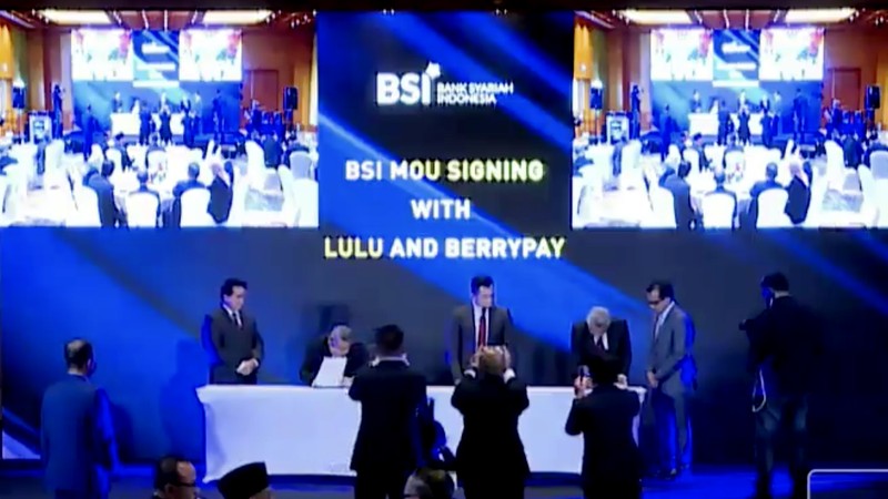 Grand launching representative office Bank BSI di Dubai, Jum'at, 13 Mei 2022. (CNBC Indonesia) Grand launching representative office Bank BSI di Dubai, Jum'at, 13 Mei 2022. (CNBC Indonesia)
