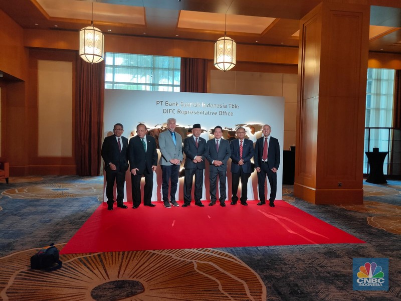 Grand launching representative office Bank BSI di Dubai, Jum'at, 13 Mei 2022. (CNBC Indonesia)