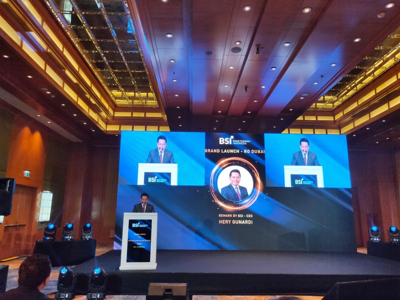 Grand launching representative office Bank BSI di Dubai, Jum'at, 13 Mei 2022. (CNBC Indonesia) Grand launching representative office Bank BSI di Dubai, Jum'at, 13 Mei 2022. (CNBC Indonesia)