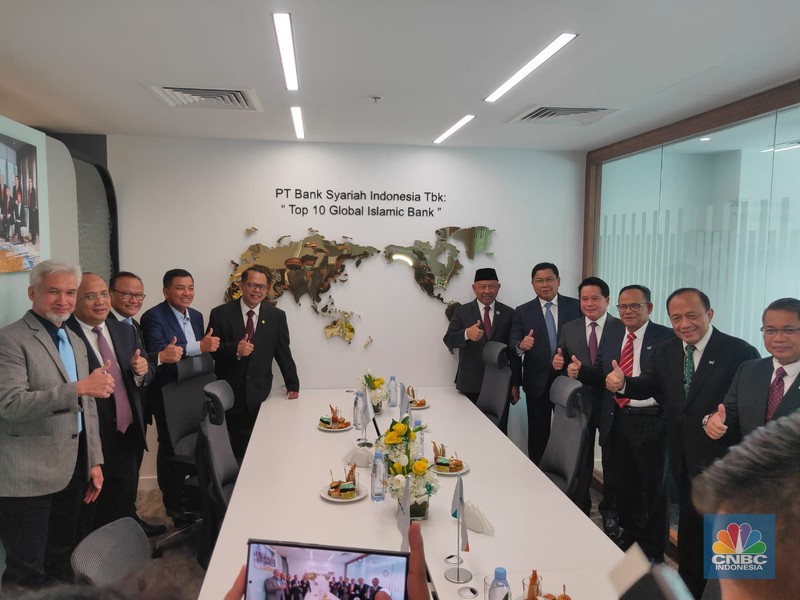 Grand launching representative office Bank BSI di Dubai, Jum'at, 13 Mei 2022. (CNBC Indonesia) Grand launching representative office Bank BSI di Dubai, Jum'at, 13 Mei 2022. (CNBC Indonesia)