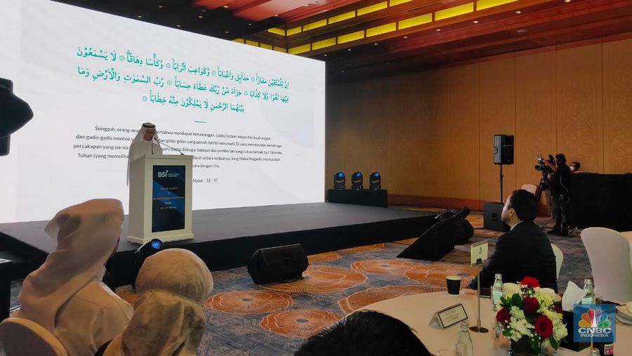 Grand launching representative office Bank BSI di Dubai, Jum'at, 13 Mei 2022. (CNBC Indonesia)