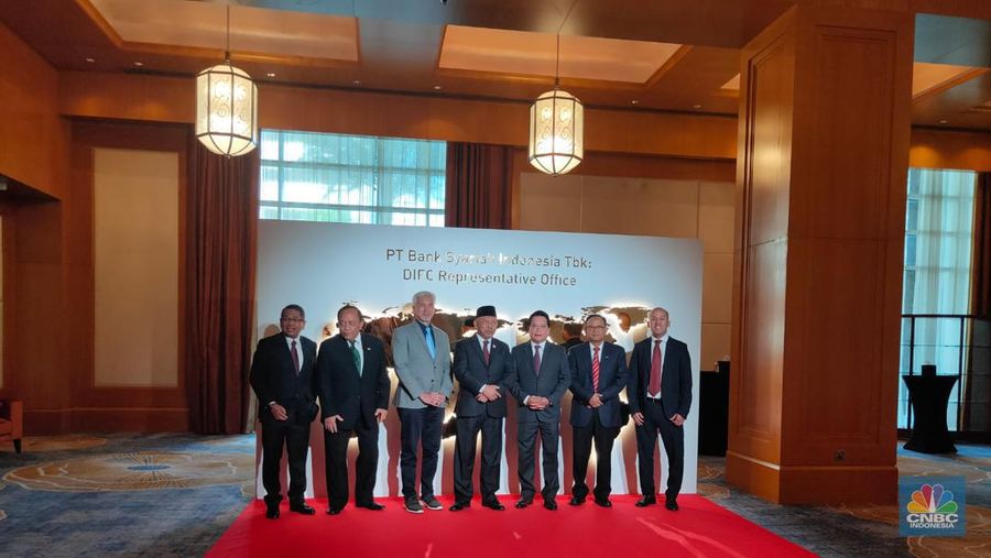 Grand launching representative office Bank BSI di Dubai, Jum'at, 13 Mei 2022. (CNBC Indonesia)