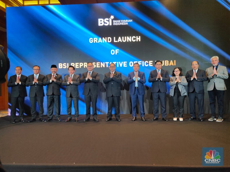 Grand launching representative office Bank BSI di Dubai, Jum'at, 13 Mei 2022. (CNBC Indonesia) Grand launching representative office Bank BSI di Dubai, Jum'at, 13 Mei 2022. (CNBC Indonesia)