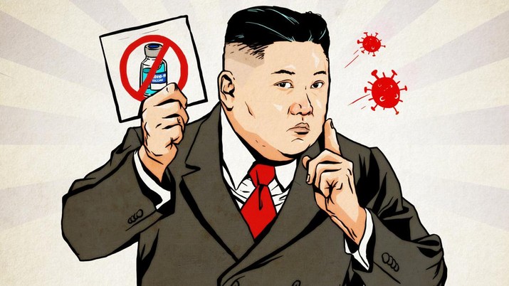 Infografis: Tolak Jutaan Vaksin, Ini Strategi Kim Jong Un Tangani Covid