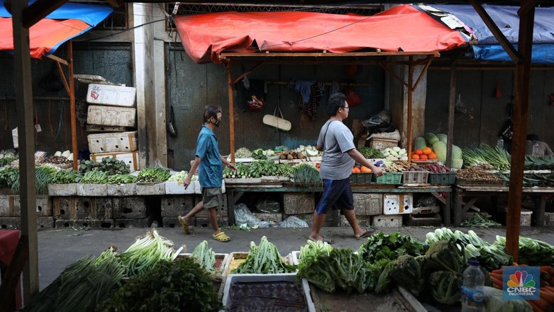 Pasar Petak Sembilan Segera Direvitalisasi (CNBC Indonesia/Tri Susilo)