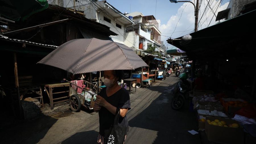 Pasar Petak Sembilan Segera Direvitalisasi (CNBC Indonesia/Tri Susilo)