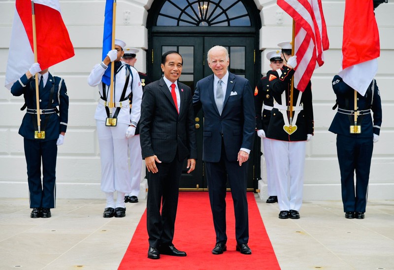 Presiden Jokowi Hadiri Jamuan Santap Malam Presiden Biden. (Biro Pers Sekretariat Presiden RI)
