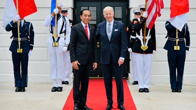 Presiden Jokowi Hadiri Jamuan Santap Malam Presiden Biden. (Biro Pers Sekretariat Presiden RI)